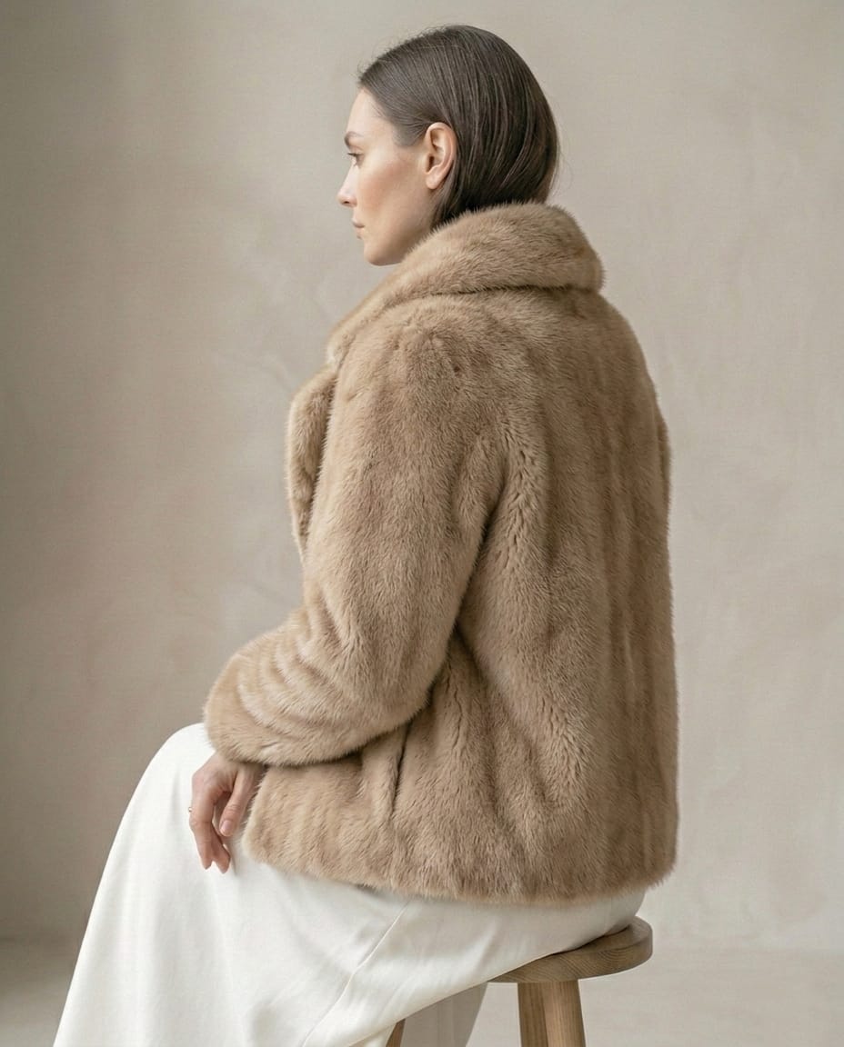 Noir Luxe Premium Faux Fur Kürk Ceket