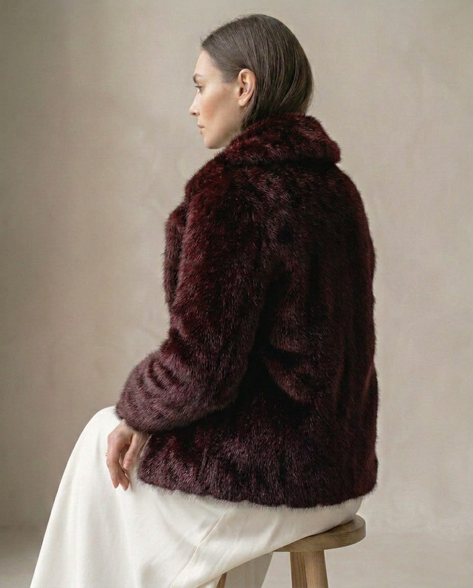 Noir Luxe Premium Faux Fur Kürk Ceket