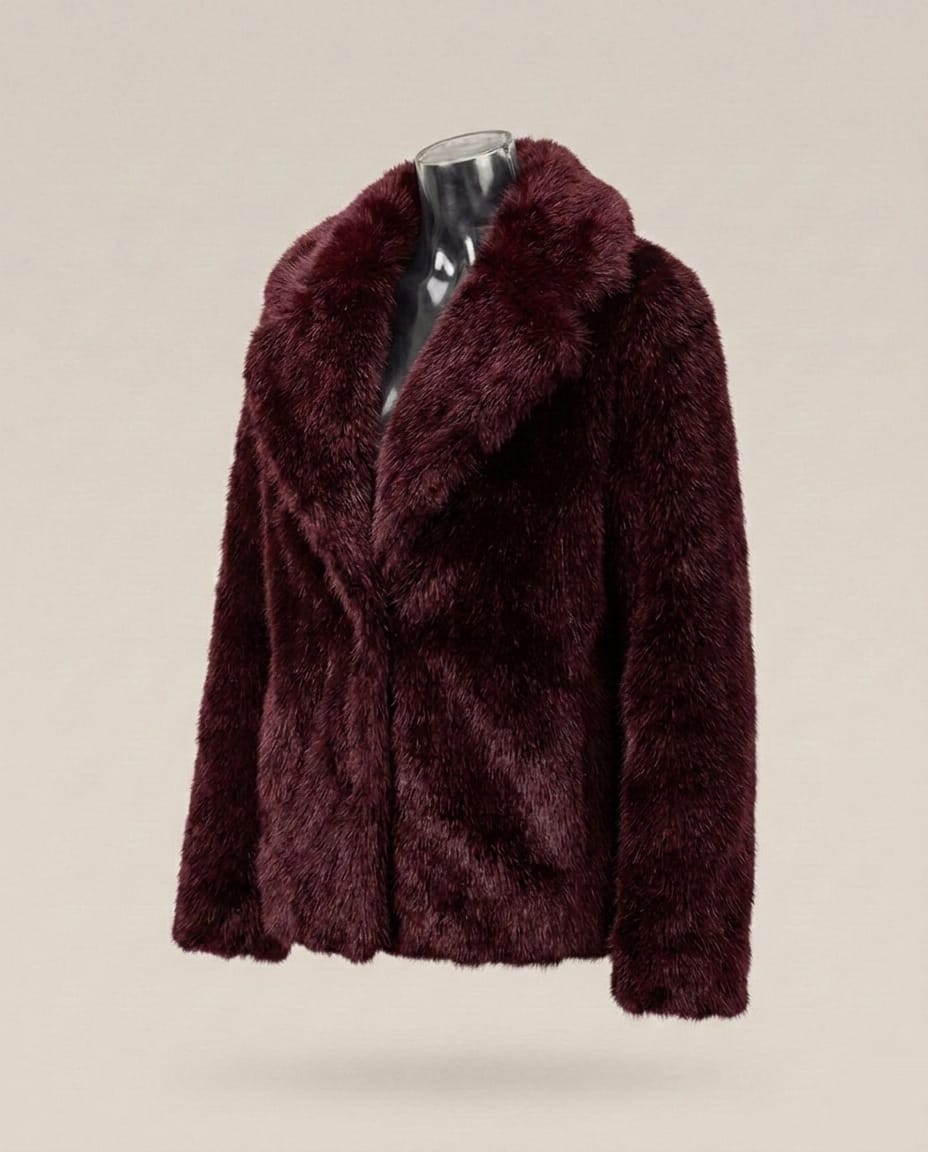 Noir Luxe Premium Faux Fur Kürk Ceket
